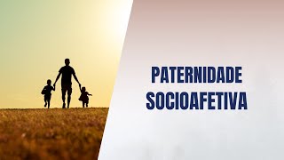 Paternidade socioafetiva [upl. by Zsolway142]