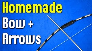 How to Make a Bow and Arrow at Home  Easy Bow Tutorial [upl. by Nosral]