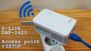 DLink DAP1620 WiFi Extender • Access point mode setup [upl. by Acitel]