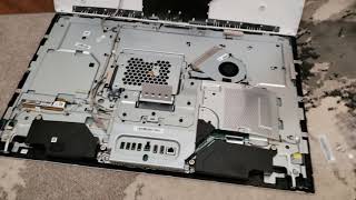 HP All In One 27quot Disassembly Change to SSD amp Benchmarking [upl. by Cesya665]