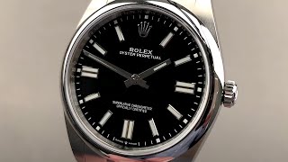 2020 Rolex Oyster Perpetual 41mm 124300 Rolex Watch Review [upl. by Ainollopa193]