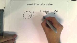 orbital period of a satellite [upl. by Chud]