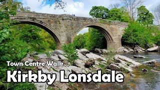 Kirkby Lonsdale Cumbria【4K】 Town Centre Walk 2021 [upl. by Egbert]