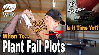 When To Plant Fall Food Plots [upl. by Luce]