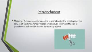 Retrenchment Employee Separation [upl. by Lela]