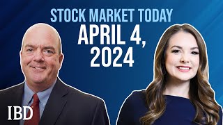 Stock Market Today April 4 2024 [upl. by Aileve857]