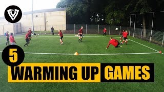 5 Warming Up Games  Football Training  U13  U14  U15  U16  Thomas Vlaminck [upl. by Eiltan]