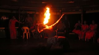 AMAZING SAMOAN FIRE DANCE  Traditional Polynesian Fire Dancing [upl. by Burtie]