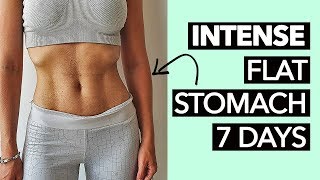 1 Week Flat Stomach Workout Intense [upl. by Staffard]