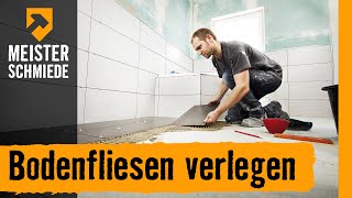 Bodenfliesen verlegen  HORNBACH Meisterschmiede [upl. by Akerahs]