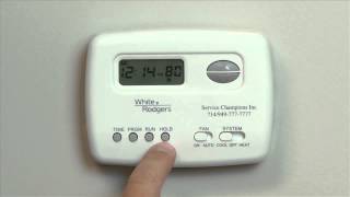 White Rodgers Thermostat 1F78  Service Champions [upl. by Evelyn]