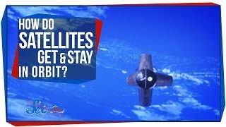 How Do Satellites Get amp Stay in Orbit [upl. by Adnirak]