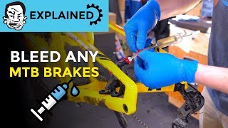 How to bleed MTB brakes [upl. by Groveman]