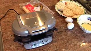 Hamilton Beach Dual Breakfast Sandwich Maker [upl. by Leroj]