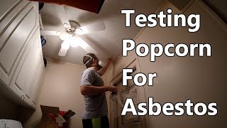 How To Test Popcorn Ceiling For Asbestos [upl. by Alphard]