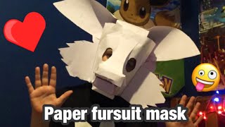 How to make a paper fursuit head [upl. by Lyman256]