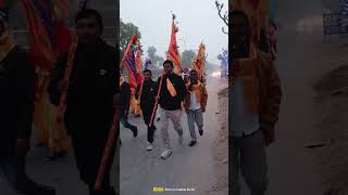 Khatu shyam nishan yatra rings to khatu baba mandir [upl. by Hoisch754]