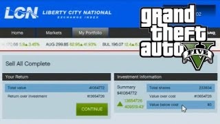 GTA 5  How to Make Money Using The Stock Market Guide GTA V [upl. by Taimi]