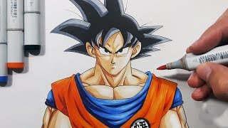 How To Draw Goku  Step By Step Tutorial [upl. by Daniel]