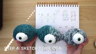 The 10 Steps to Designing your own Crochet Pattern [upl. by Ahsinauj]