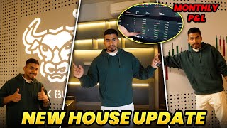 Vlog 5 New House Update amp Office Tour  My Monthly Trading PampL [upl. by Eneiluj]