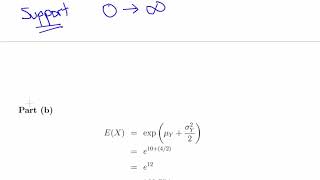 Lognormal Distribution  Worked Example [upl. by Emerson355]