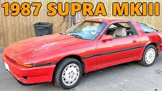 1987 Toyota Supra MKIII Project Car  A Labor of Love [upl. by Airrej]