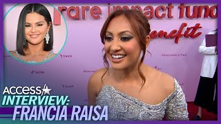 Francia Raisa PRAISES Selena Gomezs Mental Health Work [upl. by Dripps993]