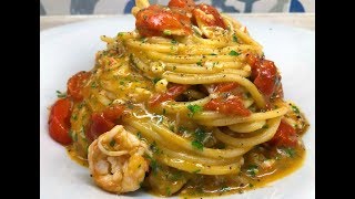 SPAGHETTI AGLI SCAMPI  CUCINANDOMELAGODO [upl. by Epp]