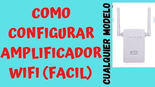 configurar AMPLIFICADOR wifi2024wifi repeater resetconfigurar repetidor wifi movistarmini router [upl. by Olga]