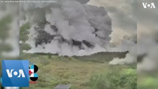 Timelapse Footage of Eruption From Inside Taal Volcano [upl. by Zina939]