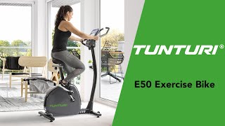 Tunturi Performance E50 Hometrainer  Fitness Bike  Ergometer EN [upl. by Nylyak]