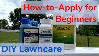 Tenacity Howtoapply for Beginners Easy DIY Lawncare Dos and Donts Preparation Guide [upl. by Laubin20]