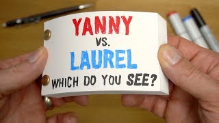 Yanny vs Laurel FLIPBOOK  Which do you SEE [upl. by Krutz]