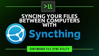 Syncing your Files Across ALL your Computers via Syncthing [upl. by Nawtna560]