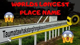 The Worlds LONGEST Place Name Maori Word from New Zealand [upl. by Kanter]