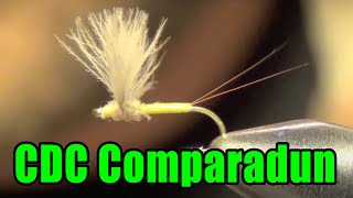 CDC Comparadun Dry Fly Tying Instructions and How To Tie Tutorial [upl. by Yehs]