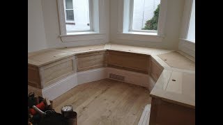 How To Make A Banquette Bench W Storage Part 1 [upl. by Cusack]