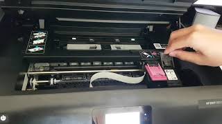 How to change HP ENVY 5010 Ink Cartridges Easiest way [upl. by Tongue]