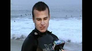 Surfer Dude at the Wedge in Newport Beach [upl. by Izmar7]