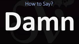 How to Pronounce Damn CORRECTLY [upl. by Ellesij]