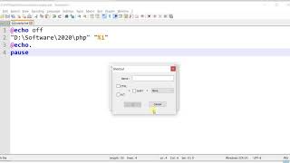 Run PHP programs in Notepad [upl. by Liana]