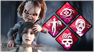 Reds LETHAL HYSTERIA CHUCKY BUILD  Dead By Daylight [upl. by Redneval747]