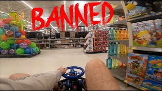 CRAZY CART IN WALMART BANNED FOR LIFE [upl. by Jerrol76]