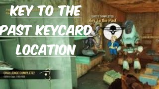 Fallout 76  Key To The Past Keycard Location [upl. by Atteram]