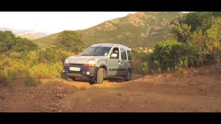 TEST Renault KANGOO 4X4 OFFROAD CORSICA [upl. by Erastus]