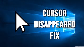 How To FIX Mouse Cursor Disappeared on Windows 10 Problem Keyboard Only Tutorial [upl. by Niobe]