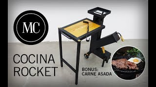 Como hacer estufa Rocket Paso a paso  Handmade rocket stove [upl. by Enrol]