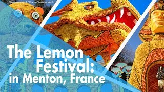 The lemon festival in menton France Carnivale  Esculpture [upl. by Kakalina]