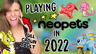 playing NEOPETS in 2022 [upl. by Enirhtak]